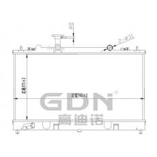 GDN.6.MA.004M-23 馬自達 鋁質散熱器