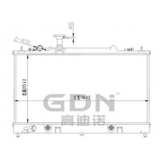 GDN.6.MA.003A-23 馬自達 鋁質散熱器