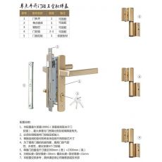 單點平開門鎖五金配置