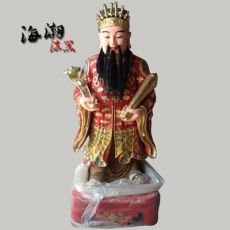 招財納福玻璃鋼福祿壽三星擺件 家居招財裝飾 工藝品 玻璃鋼佛像